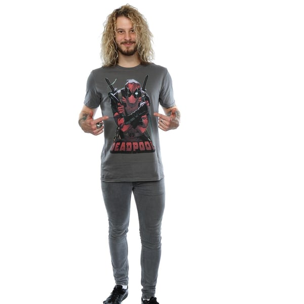 Marvel Herr Deadpool Redo För Action T-Shirt