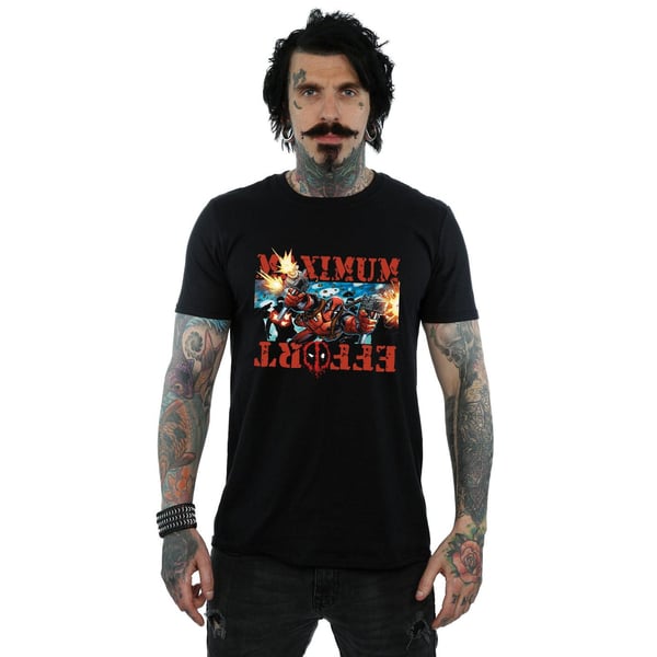 Marvel Herr Deadpool Maximum Effort T-shirt