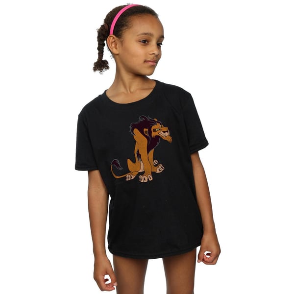 Disney Girls The Lion King Classic Scar Cotton T-Shirt