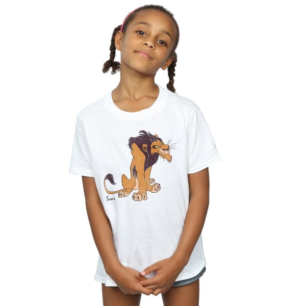 Disney Girls The Lion King Classic Scar Cotton T-Shirt
