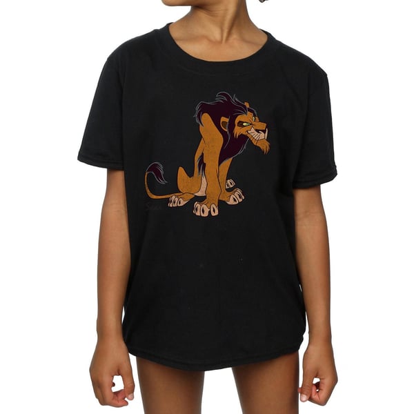 Disney Girls The Lion King Classic Scar Cotton T-Shirt