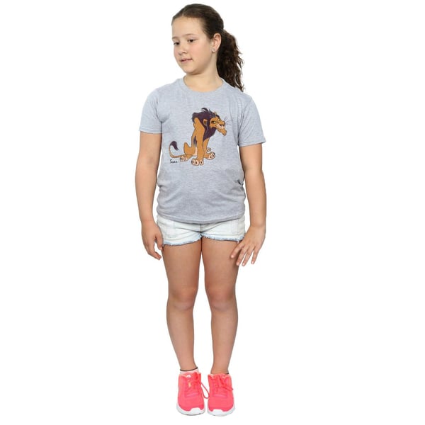 Disney Girls The Lion King Classic Scar Cotton T-Shirt