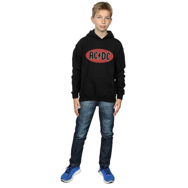 AC/DC Boys Red Circle Logo Hoodie