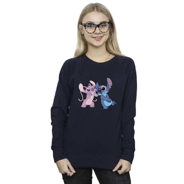Disney Womens/Ladies Lilo & Stitch Kisses Sweatshirt