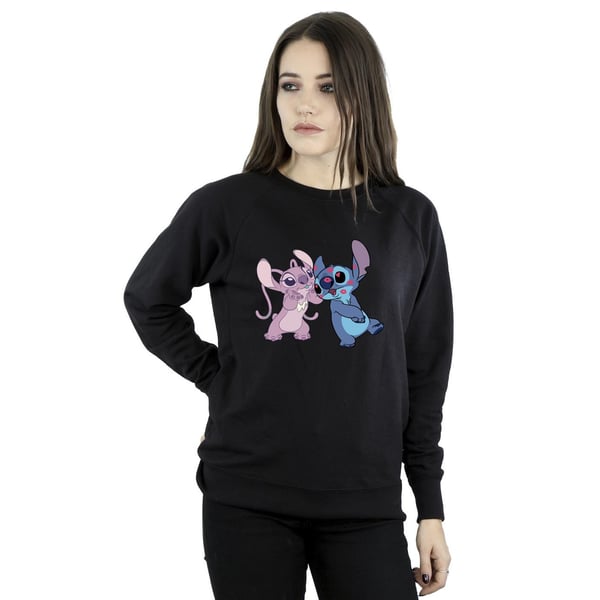 Disney Womens/Ladies Lilo & Stitch Kisses Sweatshirt