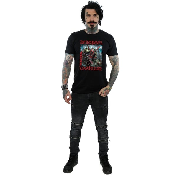 Marvel Mens Deadpool Here Lies Deadpool T-Shirt