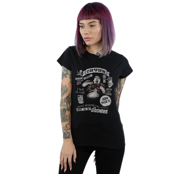 The Goonies Womens/Ladies Chunk Jerk Alert Cotton T-Shirt