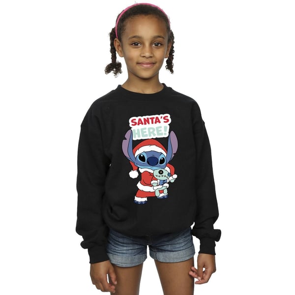 Disney Girls Lilo & Stitch Santa´s Here Sweatshirt