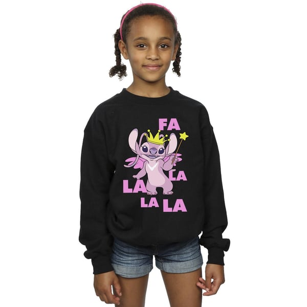 Disney Girls Lilo & Stitch Angel Fa La La Sweatshirt