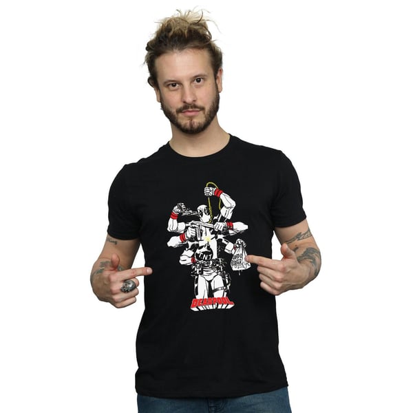 Marvel Herr Deadpool Multitasking T-shirt