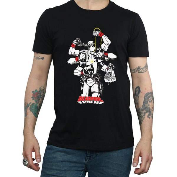 Marvel Herr Deadpool Multitasking T-shirt