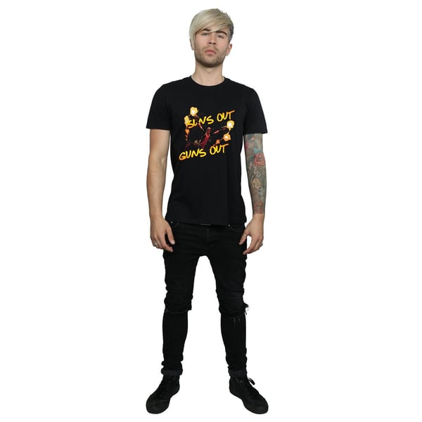 Marvel Mens Deadpool Sun´s Out Guns Out T-Shirt
