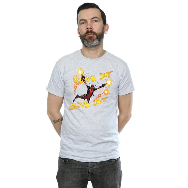Marvel Mens Deadpool Sun´s Out Guns Out T-Shirt