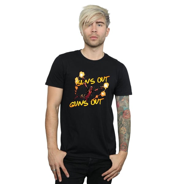 Marvel Mens Deadpool Sun´s Out Guns Out T-Shirt