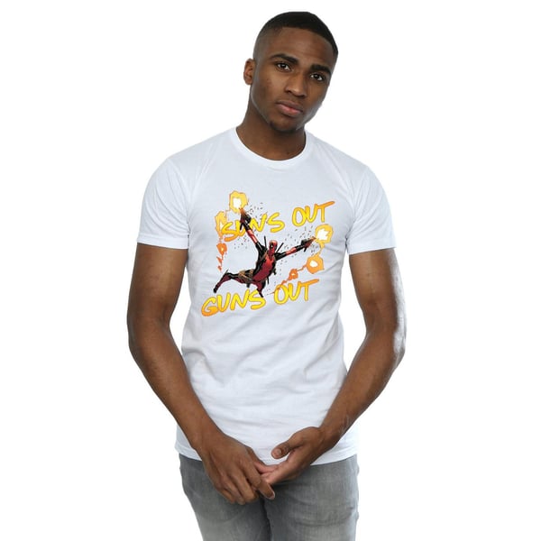 Marvel Mens Deadpool Sun´s Out Guns Out T-Shirt
