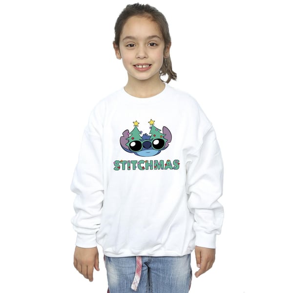 Disney Girls Lilo & Stitch Stitchmas Glasses Sweatshirt