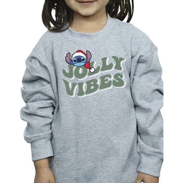 Disney Girls Lilo & Stitch Jolly Chilling Vibes Sweatshirt