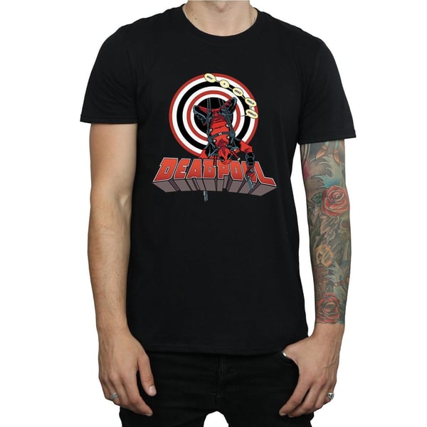 Marvel Miesten Deadpool Ylösalaisin T-paita