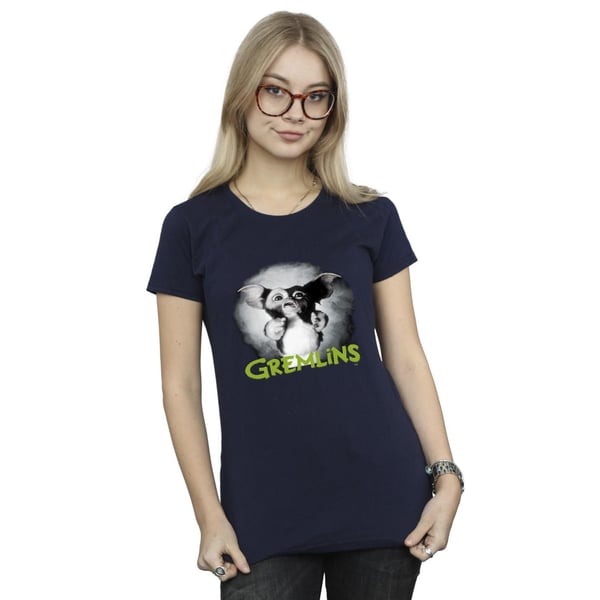 Gremlins Womens/Ladies Scared Green Cotton T-Shirt