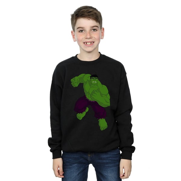 Marvel Boys Hulk Pose Sweatshirt