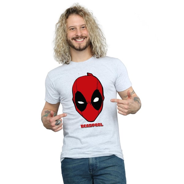 Marvel Mens Deadpool Mask T-Shirt