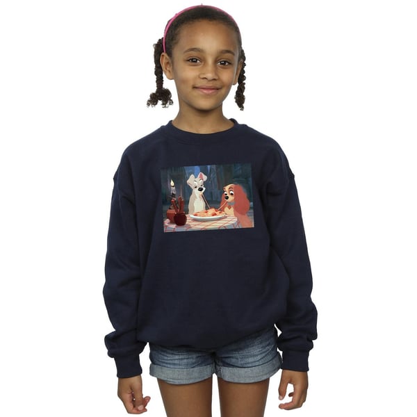 Disney Girls Lady And The Tramp Spaghetti Photo Sweatshirt