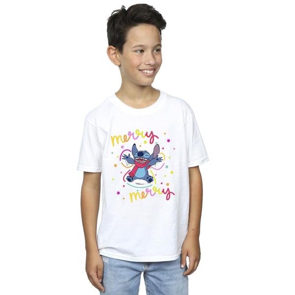 Disney Boys Lilo & Stitch Merry Rainbow T-Shirt