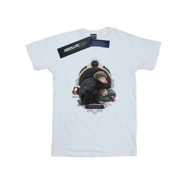 Fantastiska Vidunder Dam/Kvinnor Baby Nifflers T-shirt i Bomull Boyfriend-modell
