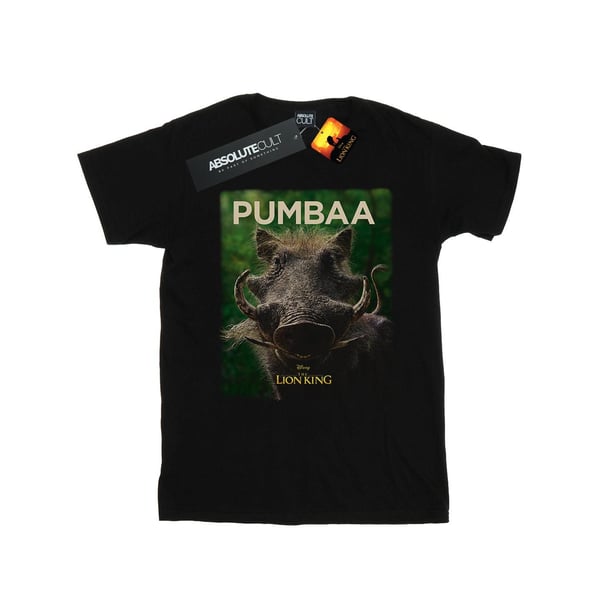 Disney Girls The Lion King Movie Pumbaa Poster Cotton T-Shirt