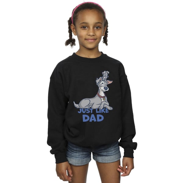Disney Girls Lady And The Tramp Just Like Dad Sweatshirt