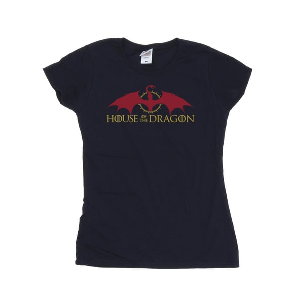 Game Of Thrones: House Of The Dragon Womens/Ladies Dragon Logo Cotton T-Shirt