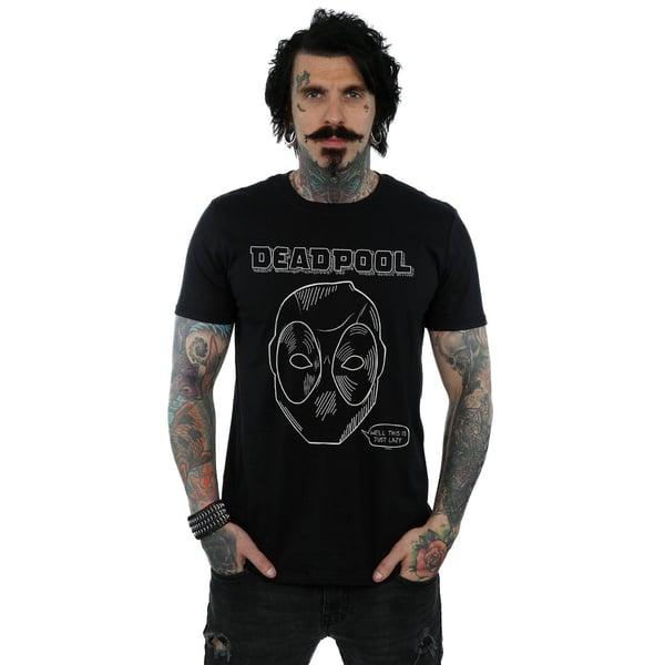 Marvel Mens Deadpool This Is Just Lazy T-Shirt