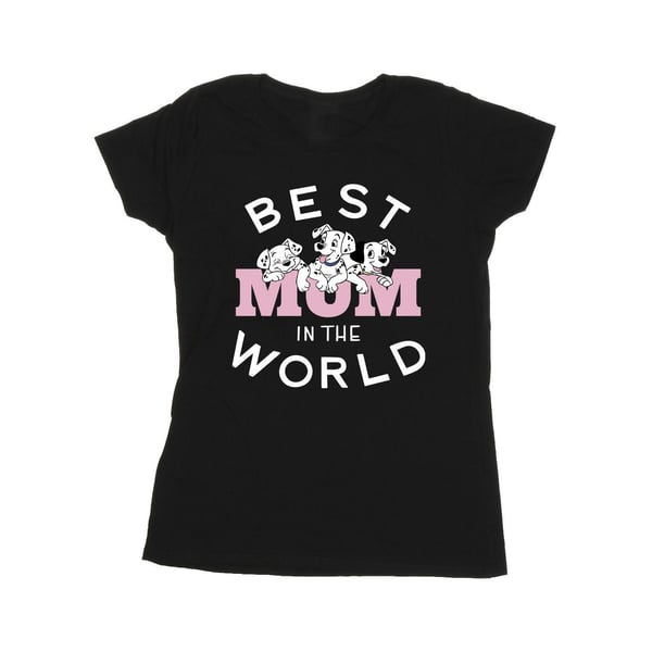 Disney Womens/Ladies 101 Dalmatians Best Mum In The World Cotton T-Shirt