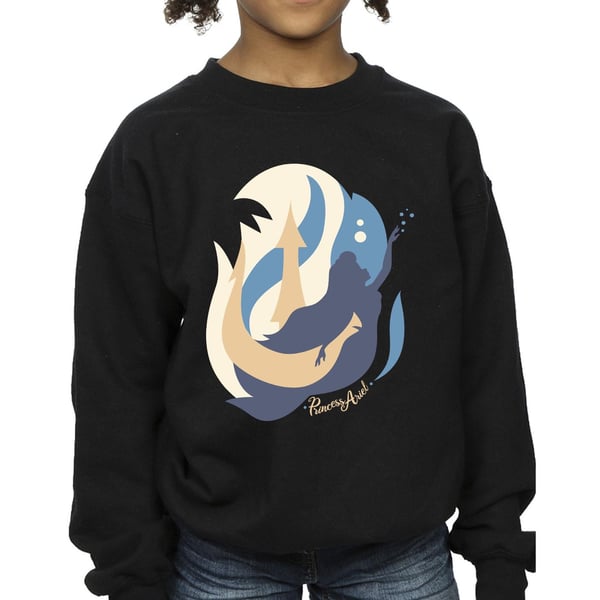 Disney Girls The Little Mermaid Colour Silhouettes Sweatshirt