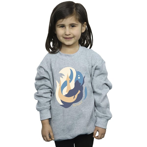 Disney Girls The Little Mermaid Colour Silhouettes Sweatshirt