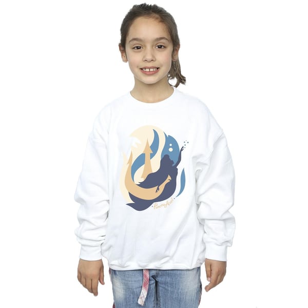 Disney Girls The Little Mermaid Colour Silhouettes Sweatshirt