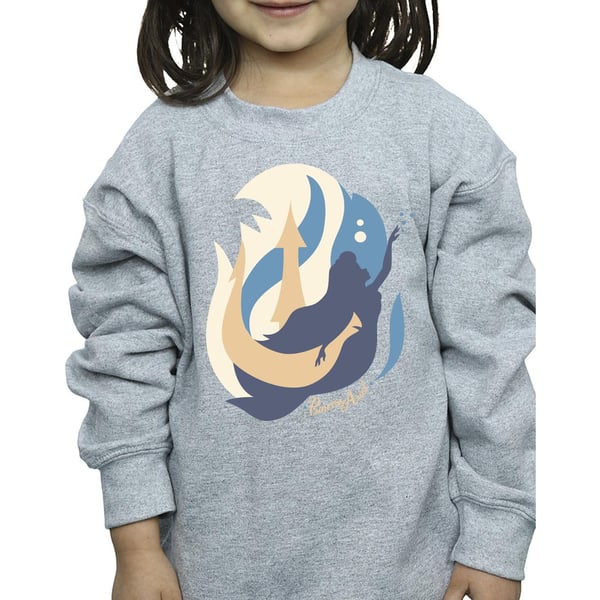Disney Girls The Little Mermaid Colour Silhouettes Sweatshirt