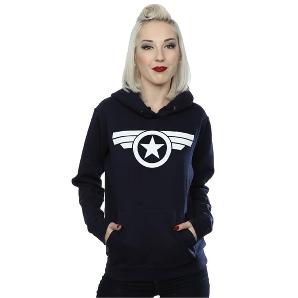 Marvel Womens/Ladies Captain America Super Soldier Hoodie