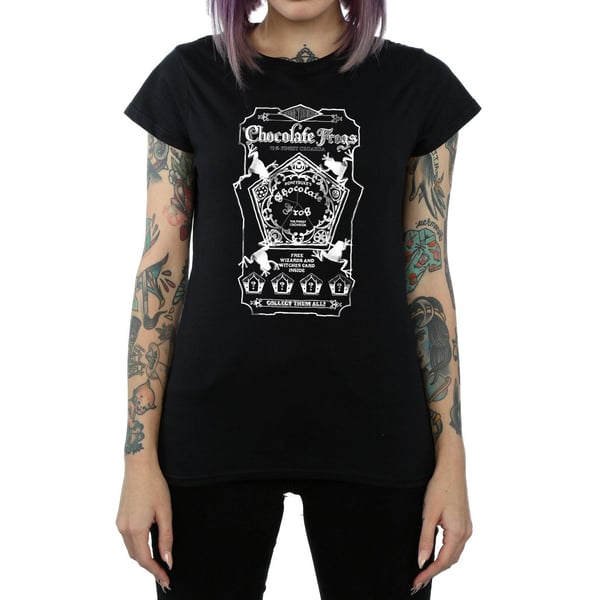 Harry Potter Womens/Ladies Chocolate Frogs Mono Label Cotton T-Shirt