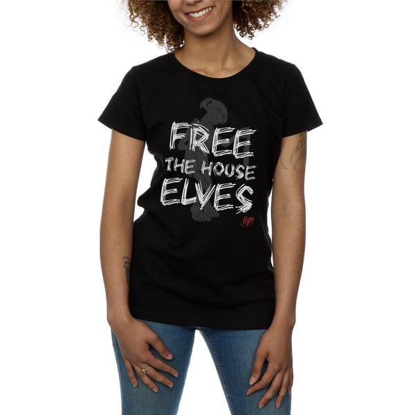 Harry Potter Womens/Ladies Dobby Free The House Elves Cotton T-Shirt