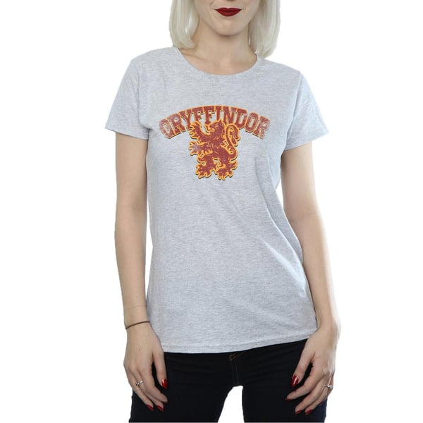 Harry Potter Womens/Ladies Gryffindor Sport Emblem Cotton T-Shirt