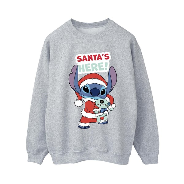 Disney Naiset/Ladies Lilo & Stitch Santa´s Here -collegepaita