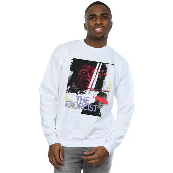 The Exorcist Mens Scratched Eyes Sweatshirt