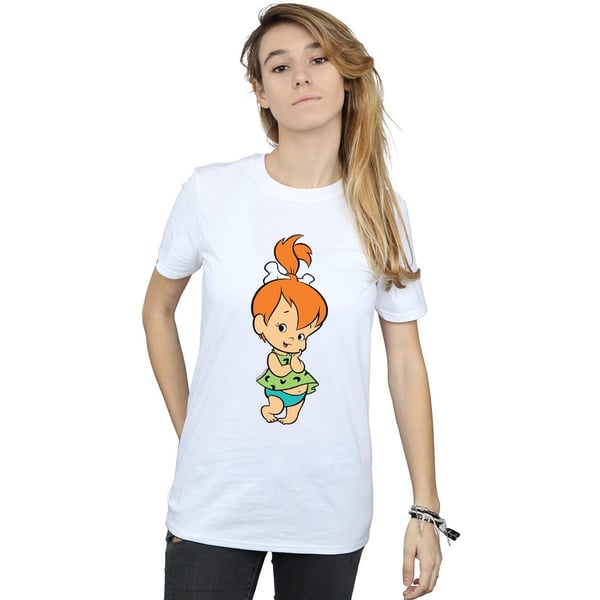 The Flintstones Womens/Ladies Pebbles Flintstone Cotton Boyfriend T-Shirt