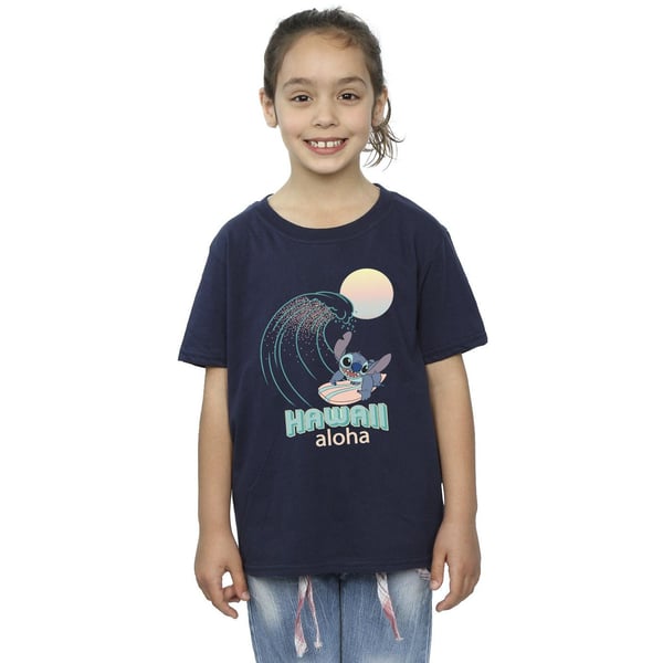 Disney Girls Lilo And Stitch Hawaii Cotton T-Shirt