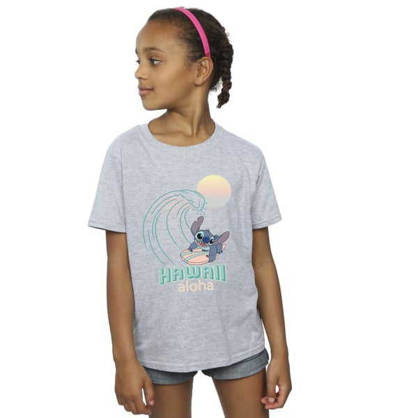 Disney Girls Lilo And Stitch Hawaii Cotton T-Shirt