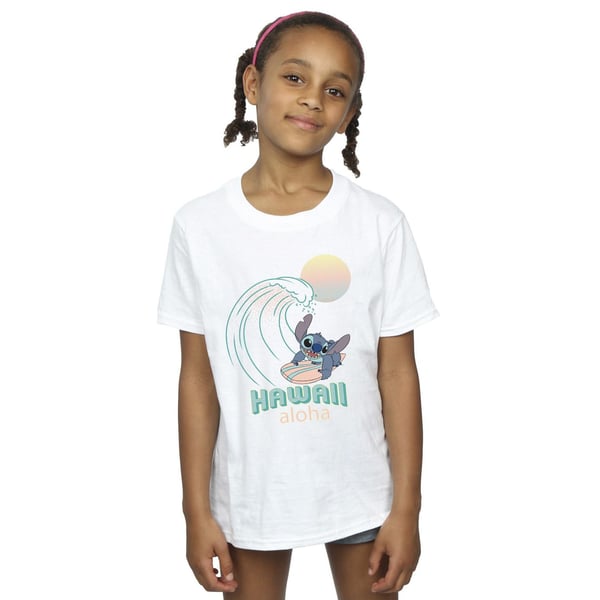 Disney Girls Lilo And Stitch Hawaii Cotton T-Shirt