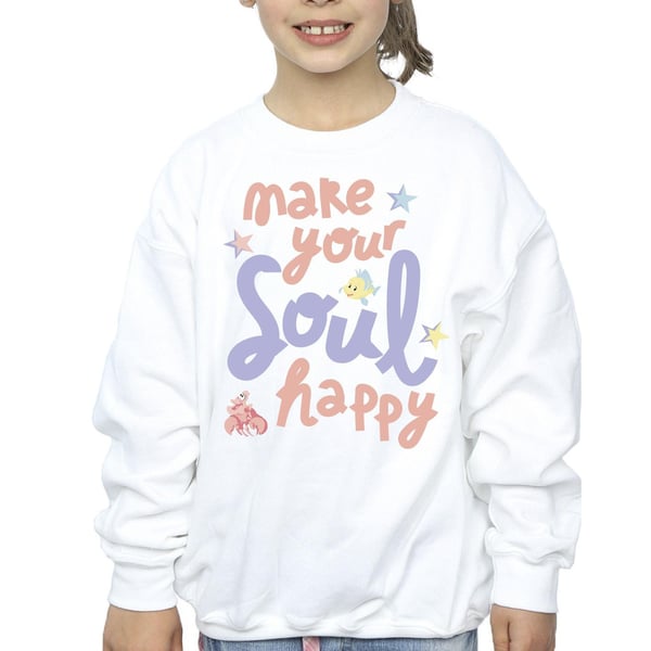 Disney Girls The Little Mermaid Happy Sweatshirt