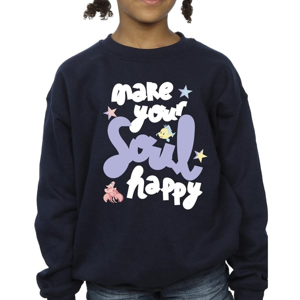 Disney Girls The Little Mermaid Happy Sweatshirt