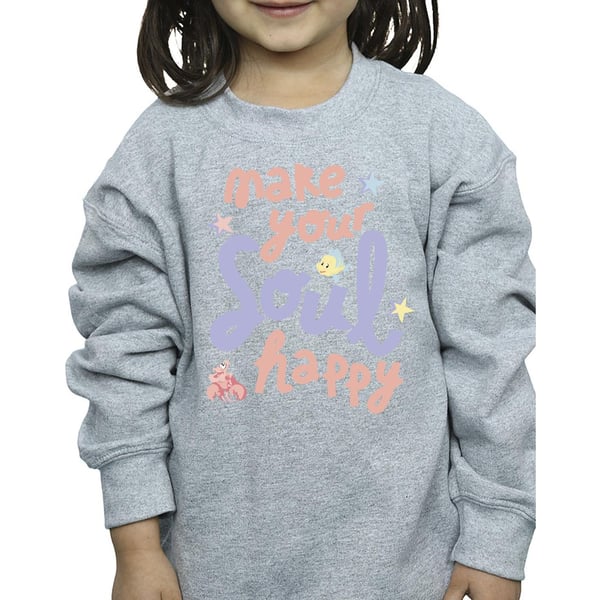 Disney Girls The Little Mermaid Happy Sweatshirt